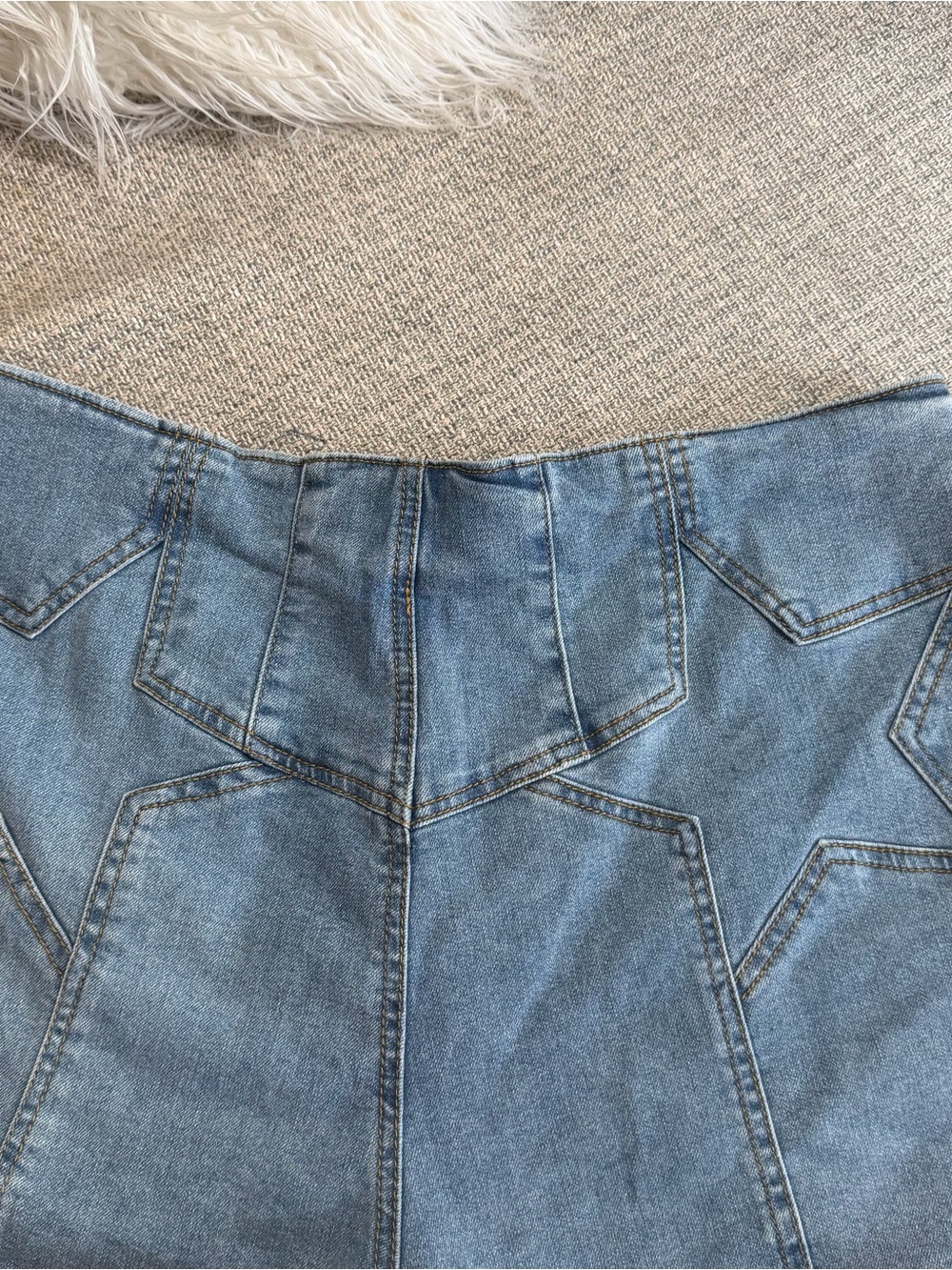 Star Jean Shorts - Picture 3 of 6